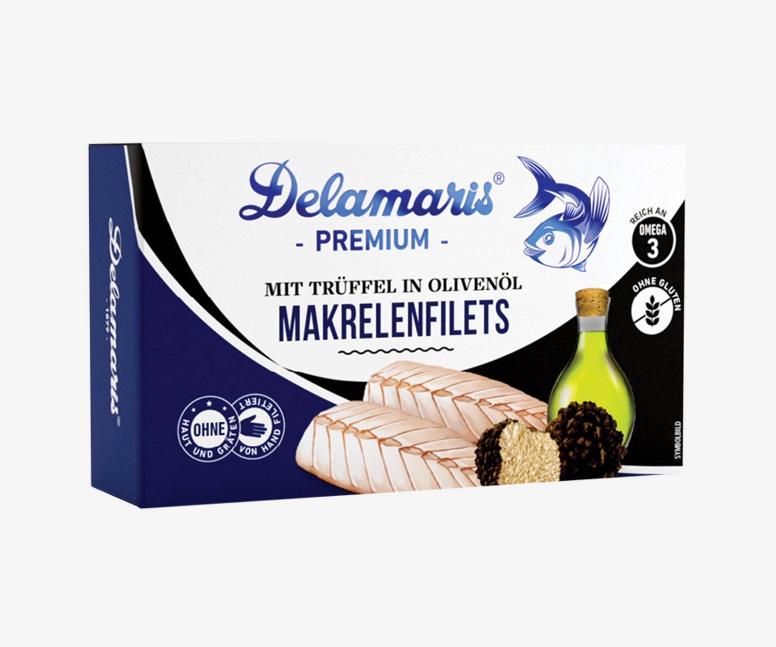 Delamaris Makrelenfilets Trüffel 125g - Zeydler Shop