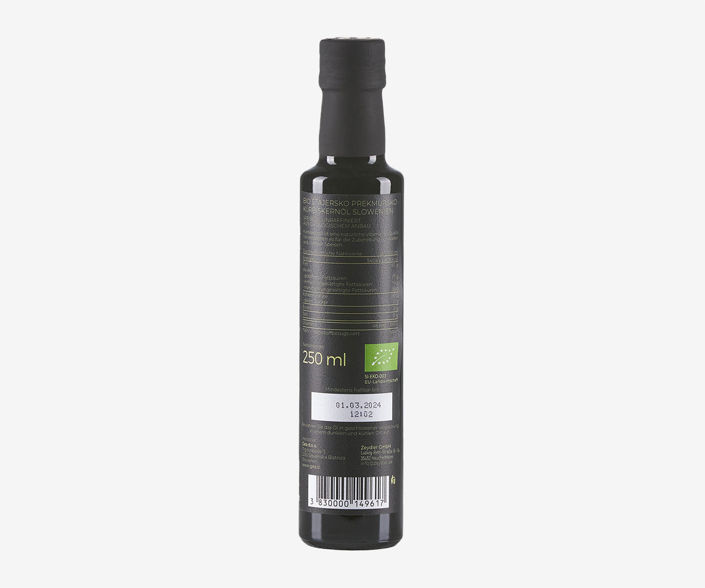 GEA SP BIO Kürbiskernöl 250ml