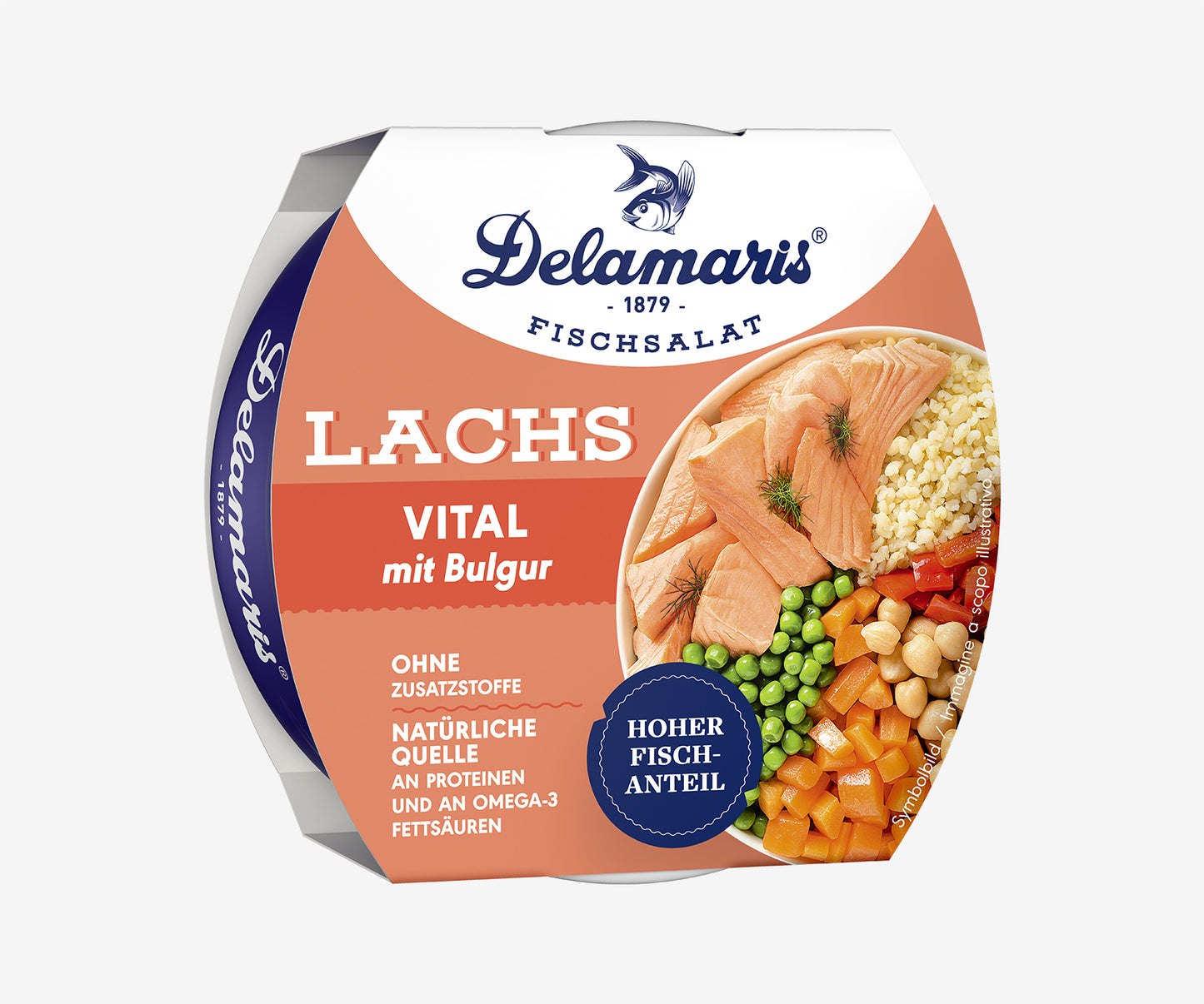 Delamaris Lachs Vital mit Bulgur 170g