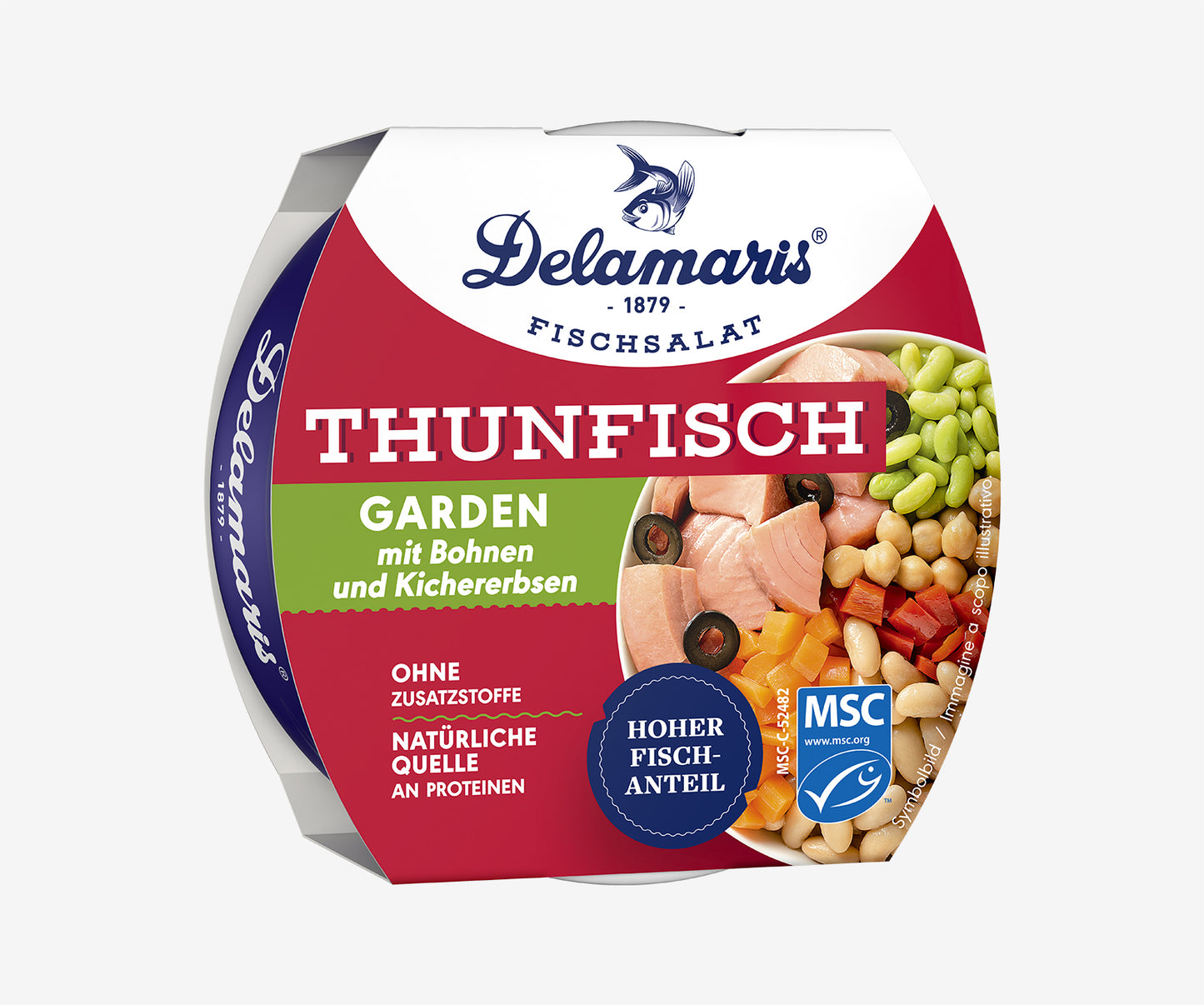 Delamaris Thunfisch Garden mit Kichererbsen 170g