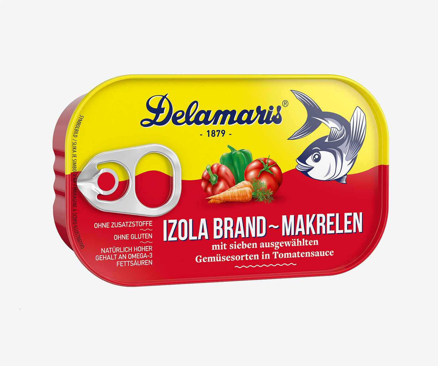 Delamaris Makrelen in Gemüse IZOLA BRAND 125g