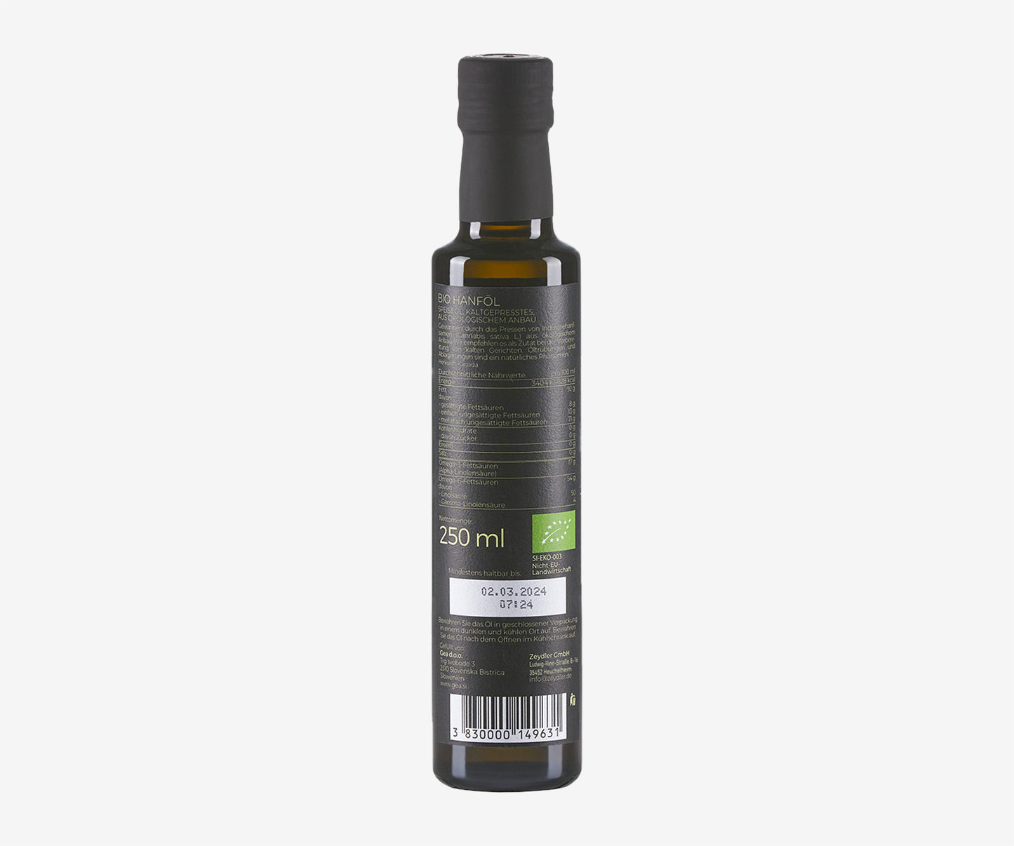 GEA BIO Hanföl (kaltgepresst) 250ml